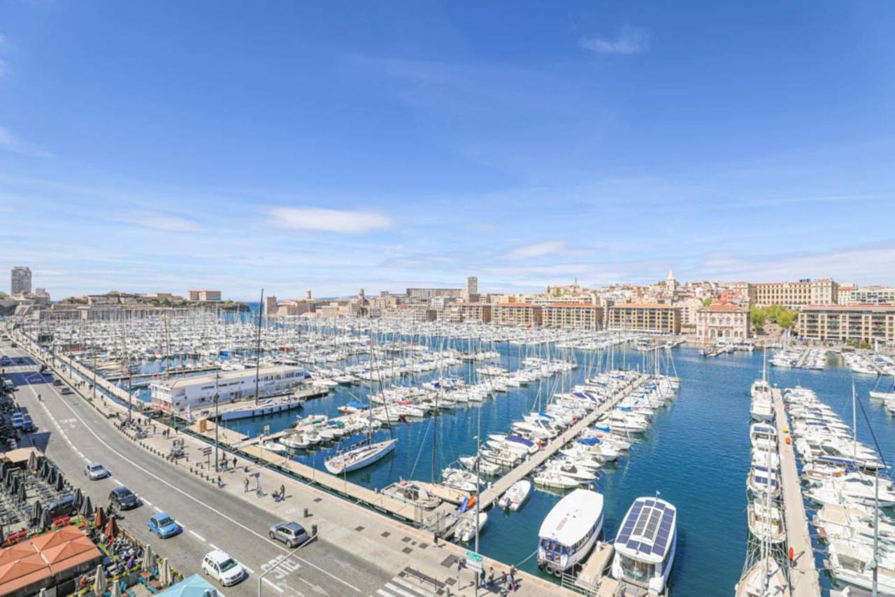 Vieux-Port - Vue Exceptionnelle - 3 Ch Et Clim Apartment Marseille Exterior photo